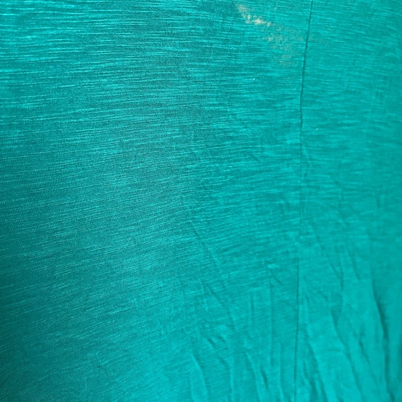 Old Navy Tunic Style Tee XL Tall, EUC, slub knit, emerald color - Picture 3 of 4